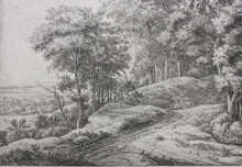Load image into Gallery viewer, Anthonie Waterloo. Two Men in a Hollow. Etching. 1640-1690.