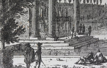 Load image into Gallery viewer, Gabriel Perelle. Garden Landscape with Fountains, Pond, and Boats. Etching. 1620-1695.