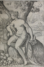 Load image into Gallery viewer, Maarten de Vos after. Summer. Engraving by Adriaen Collaert. C. 1587