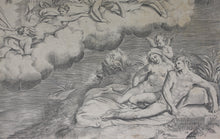 Load image into Gallery viewer, Giulio Bonasone. Allegory of the rising sun. Engraving. XVI C.