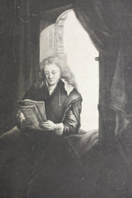 Load image into Gallery viewer, Rembrandt, after. J. Six, Burgomaster of Amsterdam. Mezzotint by Richard Houston. 1761.