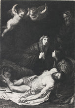 Load image into Gallery viewer, Jusepe de Ribera, after. The Descent from the Cross. Mezzotint by Wilhelm Krauskopf. 1884.