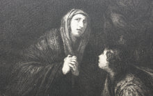 Load image into Gallery viewer, Jusepe de Ribera, after. The Descent from the Cross. Mezzotint by Wilhelm Krauskopf. 1884.