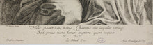 Load image into Gallery viewer, Nicolas Poussin, after. Roman Charity. Etching by Jean Pesne. Before 1669.