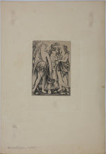Load image into Gallery viewer, Monogrammist HL. Mars and Venus. Engraving. 1511-1533.