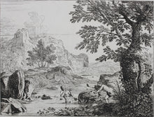 Load image into Gallery viewer, Felix Meyer. Apollo and Daphne. Etching. XVII-early XVIII century.