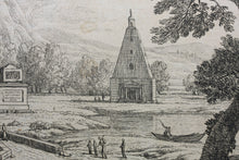 Load image into Gallery viewer, Adrien Manglard. Landscape with two palm trees. Etching. 1754.