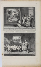 Load image into Gallery viewer, Bernard Picart. Ceremony observed at the birth of children among the Banians. Engraving. 1728.
