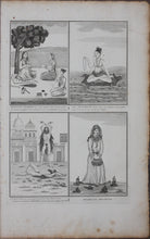 Load image into Gallery viewer, Bernard Picart. Penitent Bramins in different postures. Engraving. 1723.
