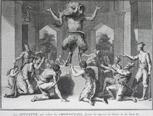 Load image into Gallery viewer, Bernard Picart. Chingulais Deity Worship. Engraving. 1729.