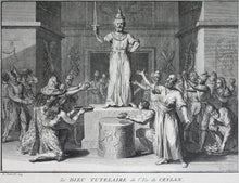 Load image into Gallery viewer, Bernard Picart. Chingulais Deity Worship. Engraving. 1729.