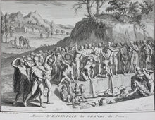 Load image into Gallery viewer, Bernard Picart. Great Festival of the Sun in Peru. Engraving. 1722.