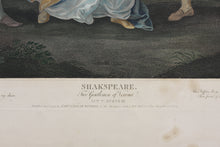 Load image into Gallery viewer, Angelica Kauffman, after. Shakespeare. Two Gentlemen of Verona. Act V. Sc. III. Engraved by Luigi Schiavonetti. Hand-colored. 1792.