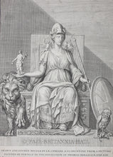 Load image into Gallery viewer, Giovanni Battista Cipriani. O, Fair Britannia, Hail. Engraving. 1760.