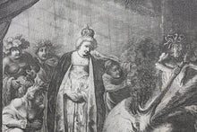 Load image into Gallery viewer, Nicolaes Moyaert, after. Allegory on the Discord in France. Etching by Pieter Nolpe. 1638.