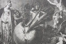 Load image into Gallery viewer, Nicolaes Moyaert, after. Allegory on the Discord in France. Etching by Pieter Nolpe. 1638.