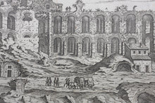 Load image into Gallery viewer, Étienne Dupérac. Palatine from the Circus Maximus. Engraving. After 1575.