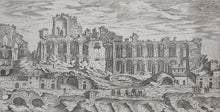 Load image into Gallery viewer, Étienne Dupérac. Palatine from the Circus Maximus. Engraving. After 1575.