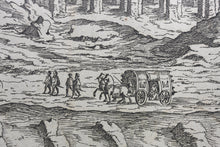 Load image into Gallery viewer, Étienne Dupérac. Palatine from the Circus Maximus. Engraving. After 1575.