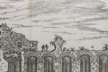 Load image into Gallery viewer, Étienne Dupérac. Palatine from the Circus Maximus. Engraving. After 1575.