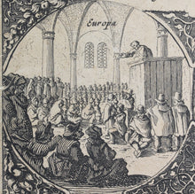 Load image into Gallery viewer, Melchior Küsel. The preaching of the Gospel throughout the world. Etching. C. 1684.