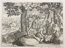 Load image into Gallery viewer, Matthaeus Merian. Lamech. Engraving. 1657