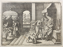 Load image into Gallery viewer, Matthaeus Merian. Jacob and Esau. Engraving. 1657