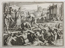 Load image into Gallery viewer, Matthaeus Merian. Helena finding the True Cross. Engraving. 1657.