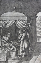 Load image into Gallery viewer, Matthaeus Merian. Jacob and Esau. Engraving. 1657