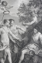 Load image into Gallery viewer, Johann Rottenhammer, after. The Judgement of Paris. Engraving by Pierre Viel. Late XVIII C.