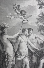 Load image into Gallery viewer, Johann Rottenhammer, after. The Judgement of Paris. Engraving by Pierre Viel. Late XVIII C.