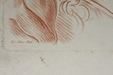 Load image into Gallery viewer, Pierre Thomas Le Clerc, after. Two female heads No. 4. Etching by Roubillac. Late XVII C.