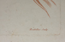 Load image into Gallery viewer, Pierre Thomas Le Clerc, after. Two female heads No. 4. Etching by Roubillac. Late XVII C.