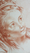 Load image into Gallery viewer, Pierre Thomas Le Clerc, after. Two female heads No. 2. Etching by Roubillac. Late XVII C.