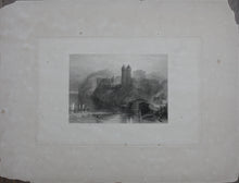 Load image into Gallery viewer, Joseph Mallord William Turner, after. Tancarville. Engraved by James Tibbits Willmore. 1834.