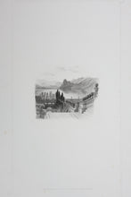 Load image into Gallery viewer, Joseph Mallord William Turner, after. A Farewell - Lake of Como II. Engraved by Robert William Wallis. 1830.