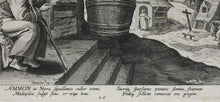 Load image into Gallery viewer, Maarten de Vos, after. 26. Ammon, religious hermit. Etching by Sadeler. Late XVI C.