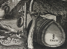 Load image into Gallery viewer, Maarten de Vos, after. 20. Or, religious hermit. Etching by Sadeler. Late XVI C.