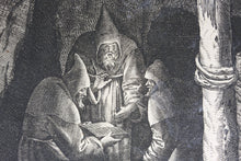 Load image into Gallery viewer, Maarten de Vos, after. 15. Spiridionis, religious hermit. Etching by Sadeler. Late XVI C.