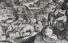 Load image into Gallery viewer, Maarten de Vos, after. 5. Malchus, religious hermit. Etching by Sadeler. Late XVI C.