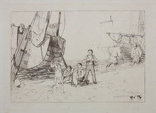 Load image into Gallery viewer, Joseph Mallord William Turner. Marine Dabblers. Etching. 1811.