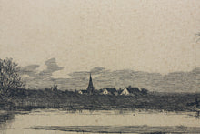 Load image into Gallery viewer, John Ruffin. Rivers End. Etching. C. 1920