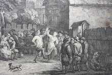 Load image into Gallery viewer, David Teniers II, after. Village Wedding. Engraving by Jacques Philippe Le Bas. c. 1750.