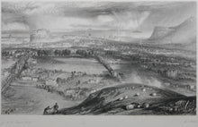 Load image into Gallery viewer, Joseph Mallord William Turner, after. Edinburgh from Blackford Hill. Engraved by William Miller. 1833.