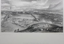 Load image into Gallery viewer, Joseph Mallord William Turner, after. Edinburgh from Blackford Hill. Engraved by William Miller. 1833.