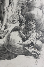 Load image into Gallery viewer, Cherubino Alberti. Mary Magdalen. Engraving. 1571-1615.