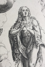 Load image into Gallery viewer, Cherubino Alberti. Mary Magdalen. Engraving. 1571-1615.