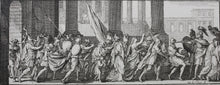 Load image into Gallery viewer, Sébastien Le Clerc. Triumphal Roman procession. Engraving. XVII C. Late impression.