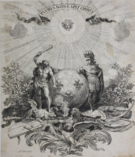 Load image into Gallery viewer, Sébastien Le Clerc. The heroic devise of Louis XIV. Engraving. 1684.