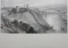Load image into Gallery viewer, Joseph Mallord William Turner, after. Berwick-upon-Tweed. Engraved by William Miller. 1834.